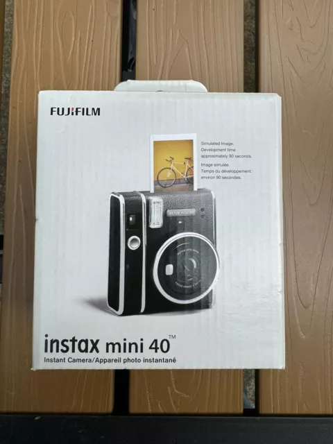 Fujifilm Instax Mini 40 Instant Camera - Black