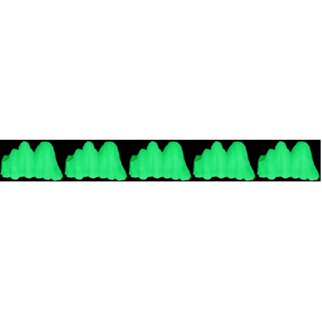 5pcs Desktop Aquarium Decor Luminal Fish Tank Decor Decorative Rockery Decor