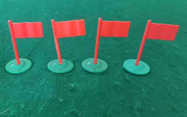 Subbuteo Accs - 4 X Corner / Line Flags