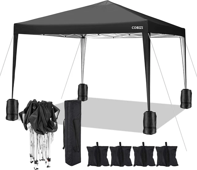 Pavillon 3x3m Faltpavillon Gartenzelt UV-Schutz 50+ Pop-Up Zelt Partyzelt Fest
