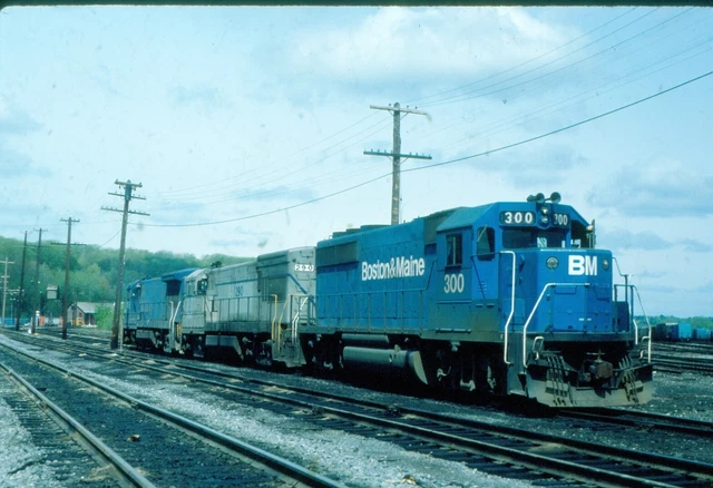Boston & Maine (B&M)  # 300 @ Mechanicville  R