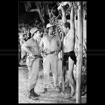 TARZAN AND SHE-DEVIL Photo F.000477 LEX BARKER RAYMOND BURR ETHAN LAIDLAW 1953 