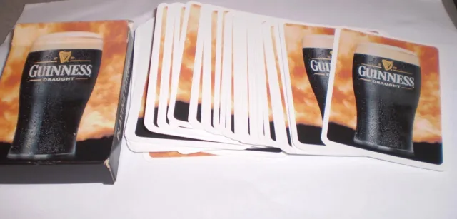 Full unused pack of playing cards   GUINNESS..