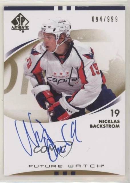 2007-08 SP Authentic Future Watch /999 Nicklas Backstrom #250 Rookie Auto RC