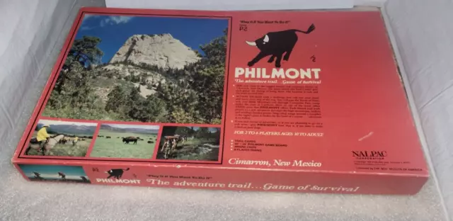 1987 Philmont Adventure Trail Survival Board Game Boy Scouts Vintage