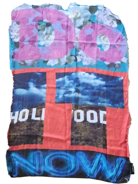 HOLLYWOOD DO IT NOW Joan Rivers Scarf Multicolored Rectangular Polyester