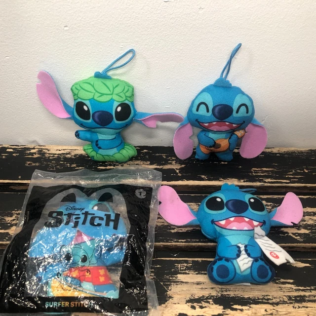 DISNEY LILO AND Stitch Plush McDonalds Happy Meal Toys Lot Collectible