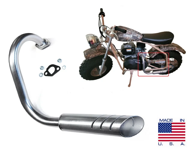 Bride D'échappement Filetée Pour Mini Moto Predator 212cc - Compatible Honda GX160 GX200 & Go Kart - Facile à Installer