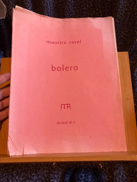 Maurice Ravel Bolero partition piano seul éditions Durand