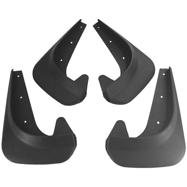 Auto Paraurti Plastica Protezione Nero con Vite 4Pcs Universale Paraspruzzi