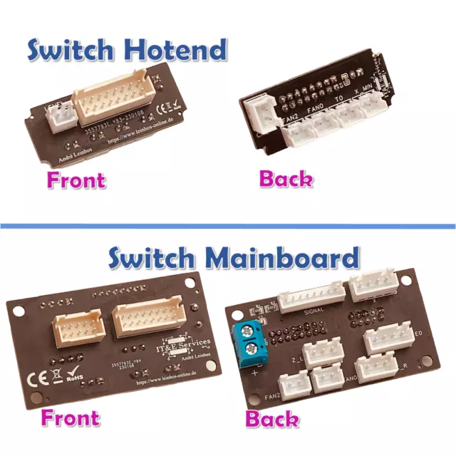 Anycubic Chiron - Ersatzplatinen - Switch Hotend O.Motherboard - 3D Printer