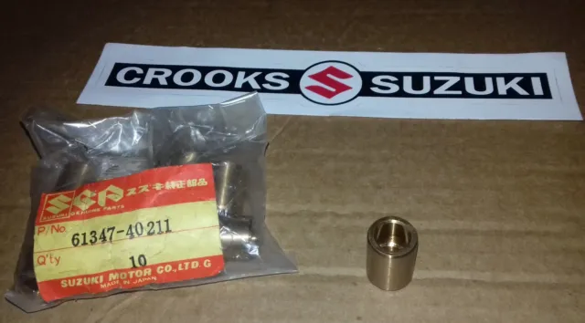 NOS Genuine Suzuki Chain Guide Brass Bush 61347-40211 to fit RM125 and RM100