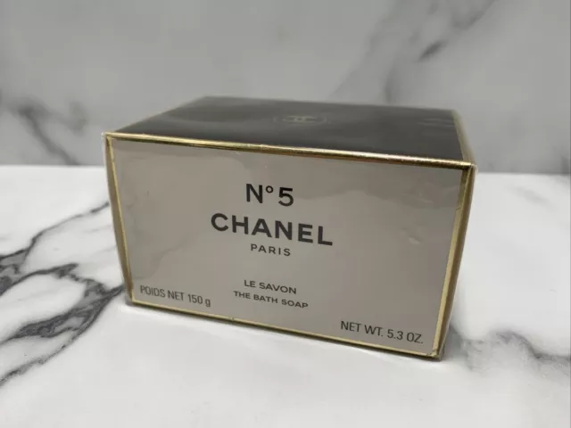 Chanel No.5 Bath Soap 100g Savon Pour Le Bain w/Box Bin#GX for sale online