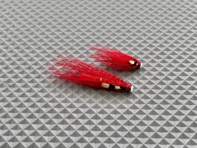 Salmon Flies, 3x Red Devil Tubes. 1/2”
