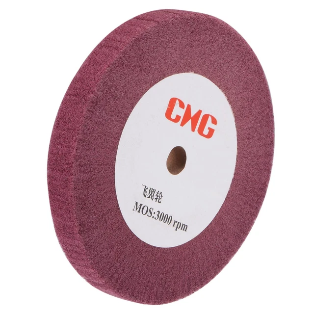 320 Grit Non-Woven Nylon Wire Drawing Abrasive Polishing Flap Wheel 200mmx25mm