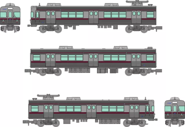 Railway Collection Iron Collection Nagano Electric Railway 3600 Series L2 Traini