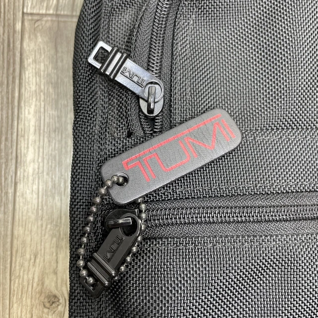 Tumi Alpha Ballistic Nylon Slim Laptop Bag Black Removable Sleeve 2