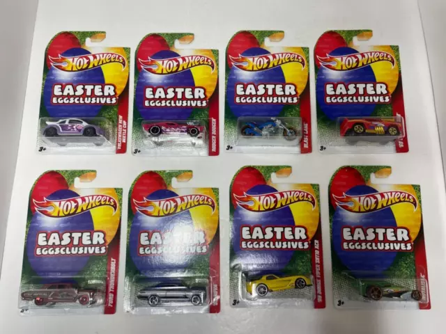 Hot Wheels Easter Eggclusives Complete Set Of 8 Free Shipping