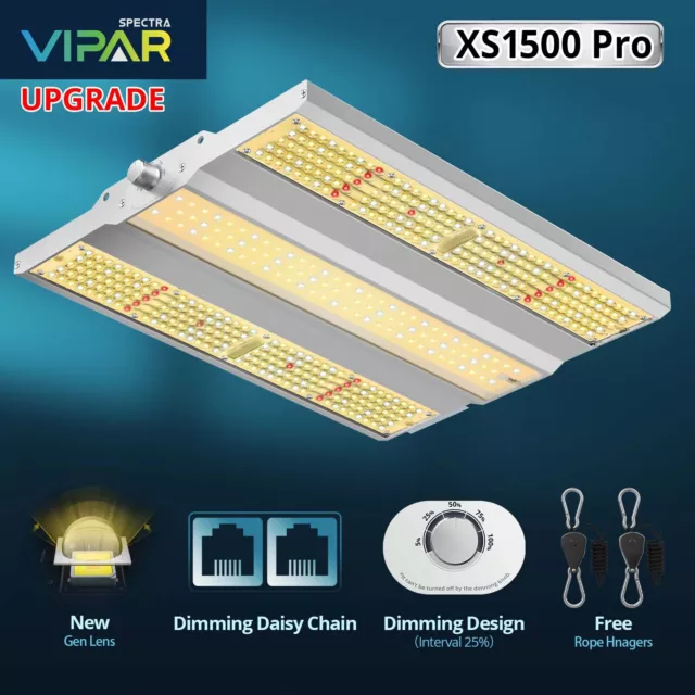 VIPARSPECTRA XS1500 Pro LED Grow Lights Full Spectrum Indoor Plant Veg Flower IR