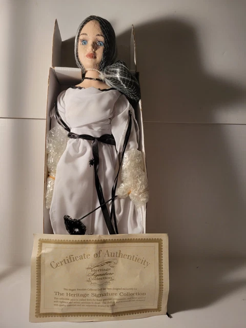 heritage signature collection porcelain doll Lilatella Halloween 90062