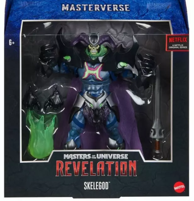 Masters Of The Universe Revelation Skeletor (Skelegod) Masterverse Motu