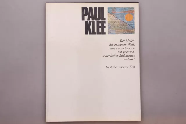 161668 Hans L. Jaffé PAUL KLEE HC +Abb Reihe: Gestalter unserer Zeit TOP!