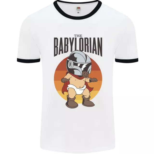 Babylorian Funny Baby Toddler Infant Parody Mens Ringer T-Shirt