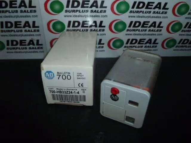 Allen Bradley  700-HB33Z24-1-4 Series C Cube Relay 10A  3PDT  24VDC   NEW IN BOX