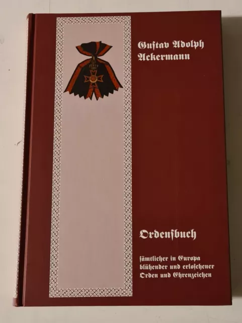 Ackermann - Ordensbuch sämtlicher in Europa blühender und erloschener Orden und