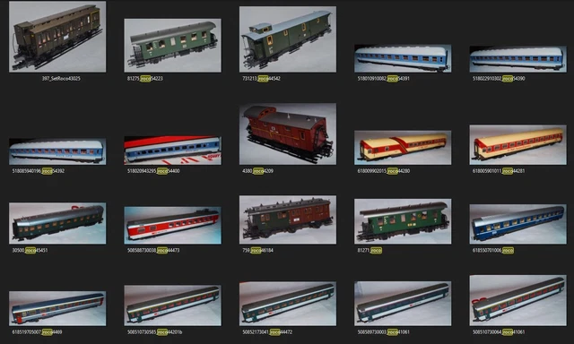 Vagoni Ferroviari H0 Scala 1:87 Evemodel - 3 Carri Gondola Aperti, Blu, Per Modellismo Ferroviario, Lunghezza 152 Mm