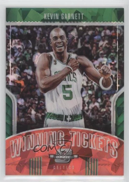 2018 Contenders Optic Winning Tickets Prizms Red Cracked Ice Kevin Garnett HOF