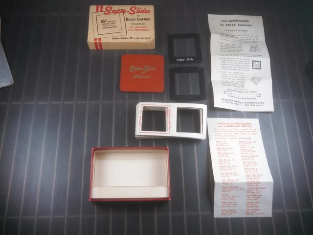 Super-Slides For Rollei Cameras Rolleiflex 2x2 Projectors