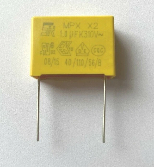 Condensateur MKP-X2 330 NF 305V PILKOR - Lot 1 Pièce - Pour Électronique, Alimentations