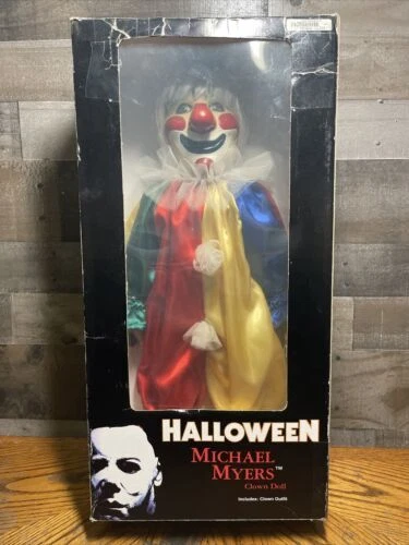 Halloween Michael Myers Clown Doll Very Rare Horror Movie Figure 24 Inch