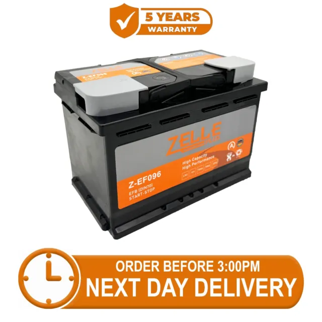 MIDAC IT3 EFB 12V 72Ah 720CCA START STOP Car Battery = VAG 7P0 915 105 E  £84.99 - PicClick UK
