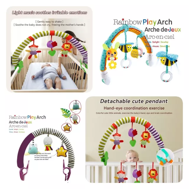 Kissdora Baby Bed Clip Hanging Bell Rattle A Must-have For Your Baby's Stroller!