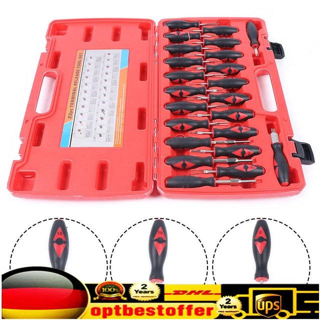 Iso Pin 23 TLG AUSPINWERKZEUG Set ISO Pin Auspinnen Entriegeln KFZ Lösen ...