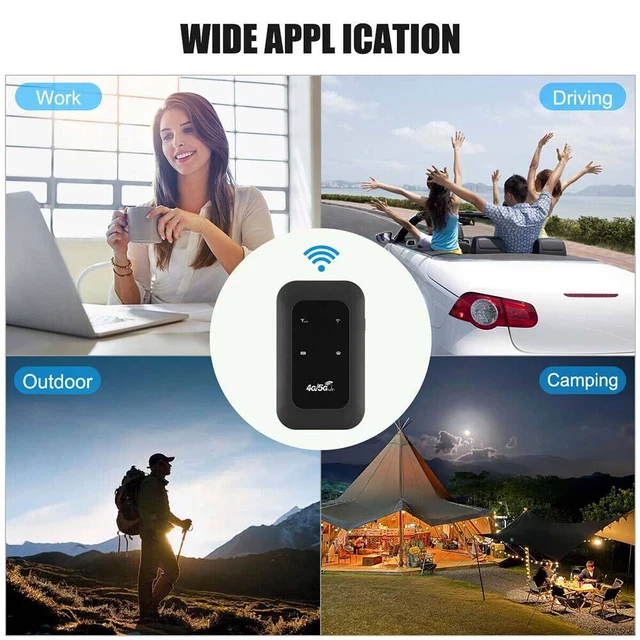 Unlocked 4G LTE  Mobile Broadband Wireless WiFi Router Portable WiFi Hotspot*
