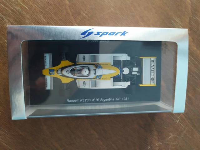 Spark 1:43 Alain Prost Renault RE20B #15 3 GP Argentinië