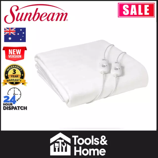 Sunbeam Sleep Perfect Anti-bacterial Queen Electric Blanket - BLA5351