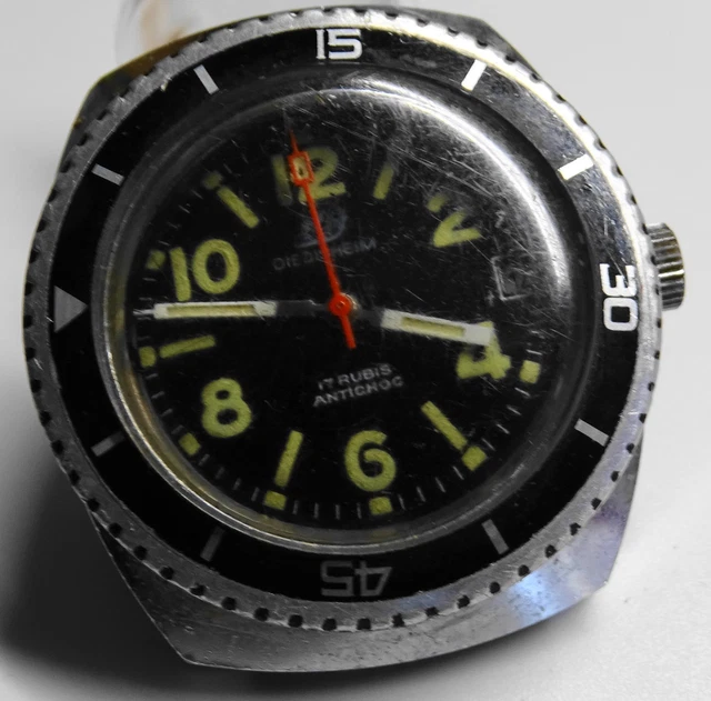 ANCIENNE MONTRE MÉCANIQUE de plongée, Esperanto, vintage EUR 49,99
