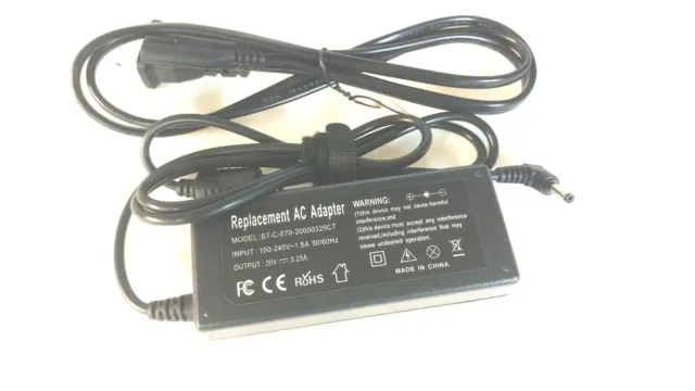 AC Adapter Power Cord Battery Charger For Lenovo ideapad Flex-15IWL Type 81SR
