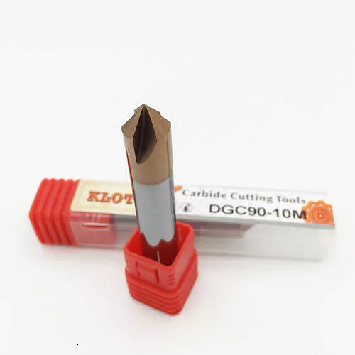 Solid Carbide AlTiN Coated 90° Degree Chamfer Drill Bit 2-20mm Chamfering Cutter