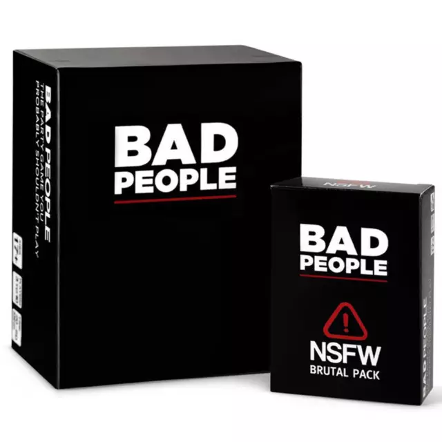 Bad People The Party Card Game You Probably Shouldn't Play Friends Adult Game AU