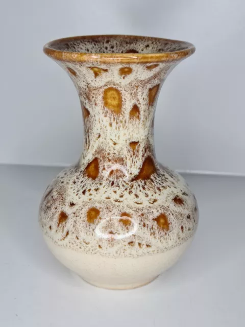 Fosters Pottery Redruth Cornwall Honeycomb Vase 5.5 Inches