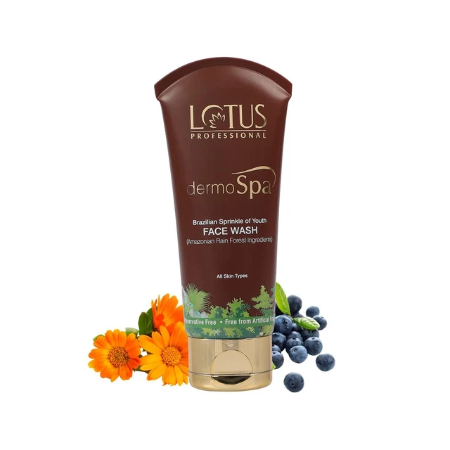 Lotus Profesional Dermospa de Brasil Espolvorear Joven Cara Lavado sin Parabenos