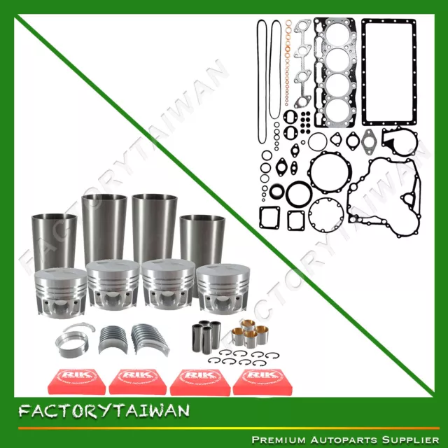 Engine Overhaul Rebuild Kit for Kubota V1505 (B2910HSD, B3200HSD) - Customizable