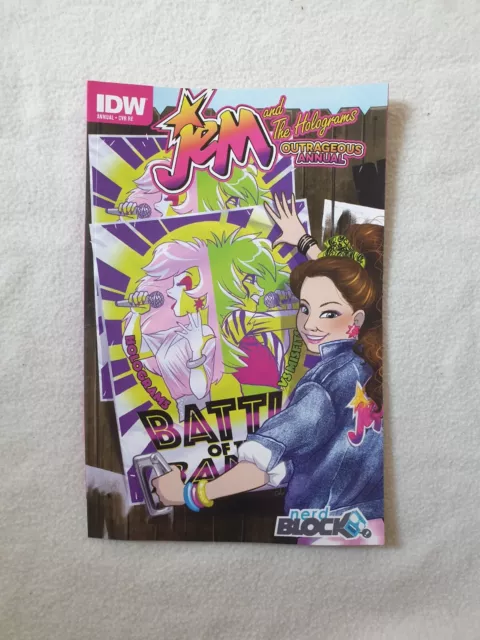 IDW Jem and the Holograms Outrageous Annual Nerd Block exclusive