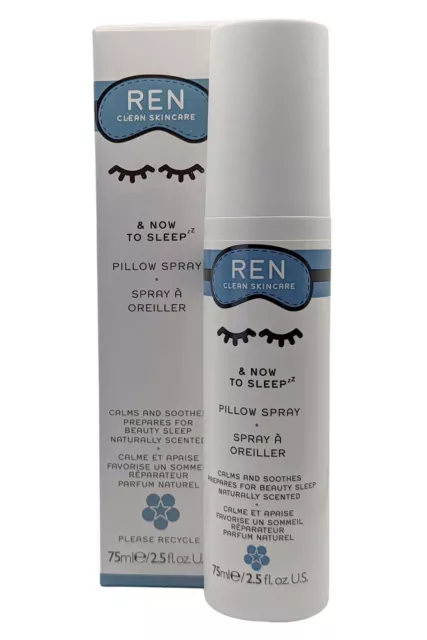 Ren Clean Skincare & Now to Sleep Spray 75ml