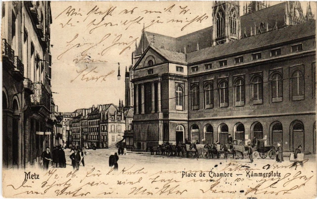 CPA AK METZ - Place de Chambre - Chamber Square (454477)